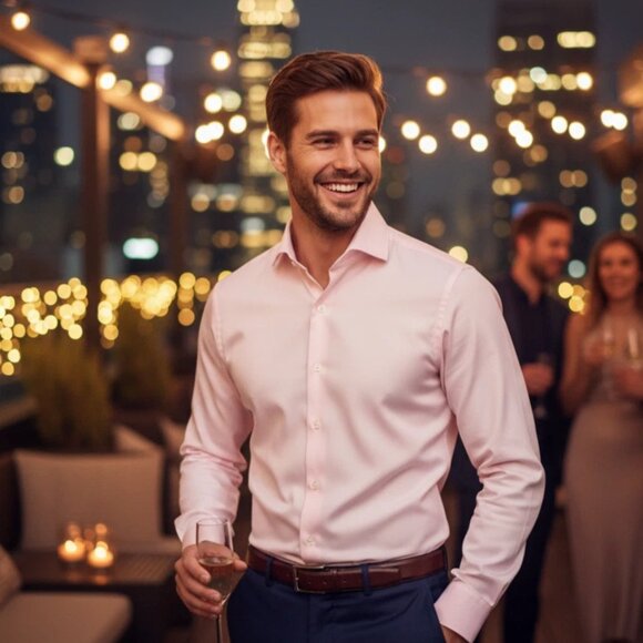 Expressmen 1MX Long Sleeve Pink Size Small/Petite - Picture 6 of 8